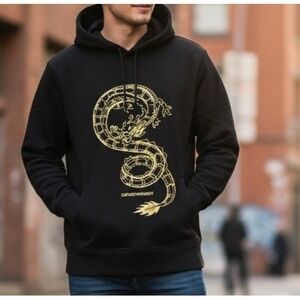 Empori Armani Men's Limited Edition Lunar New Year Dragon Hoodie, XL